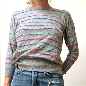 Naketano Crop Knit Sweater S Grey